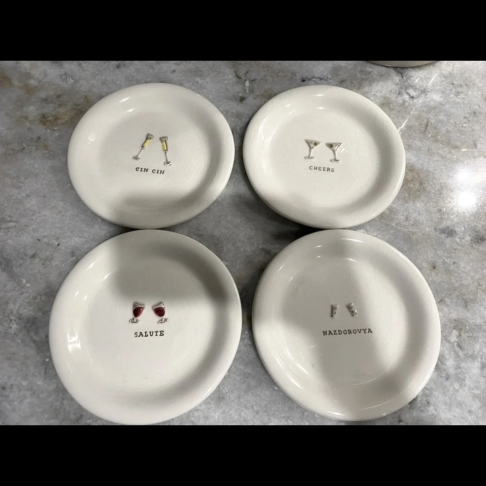Williams Sonoma (4) celebration small plates